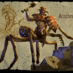 Арахнид-драйдер из игры Titan Quest