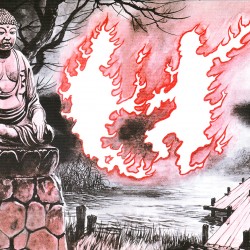 Инэн-би (遺念火). Иллюстрация Годзина Исихары
