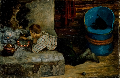 Приключения замарашки (Askeladdens eventyr). Иллюстрация Теодора Киттельсена, 1900