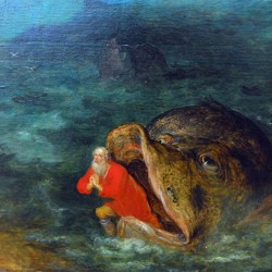 "Иона выходит из пасти кита". Картина Яна Брейгеля Старшего