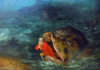 "Иона выходит из пасти кита". Картина Яна Брейгеля Старшего