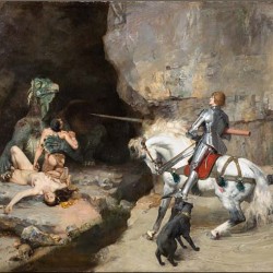 Картина Густава Сурана "Святой Георгий и дракон"