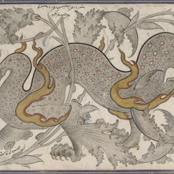 Дракон на персидском рисунке
