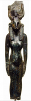 Бронзовая статуэтка богини Мехурт. IV-III века до н.э.