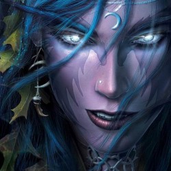 Ночной эльф из игры Warcraft III (концепт-арт)