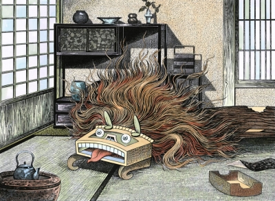Кото-фурунуси. Рисунок Шигеру Мизуки