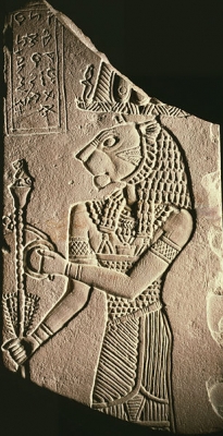 Львиноголовый бог Апедемак. Фрагмент погребального монумента