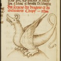 Дракон. Рукопись Национальный библиотеки Нидерландов (KB, 128 C 4, fol. 94v.)