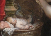 Фрагмент картины Питера Рубенса "Обнаружение принца Эрихтония"