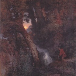 Блуждающий Огонь. Картина Арнольда Бёклина (1882)