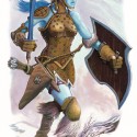 Хульдра. Иллюстрация Дэвида Гриффита для сеттинга D&D