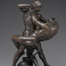 Тезей и Минотавр. Скульптура Антуана-Луи Бари