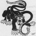 Displacer Beast. Иллюстрация Дэвида Трампьера из D&D Monstrous Manual'а 1977 года