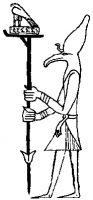 Изображение бога Аша на печати фараона Перибсена