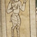 Сатир. Рукопись Бодлеянской библиотеки (MS. Bodley 614, fol. 051r.)