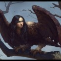 Алконост. Иллюстрация Степана Гилёва (Stepan Gilev)