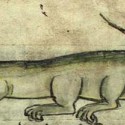 Сирена-змея. Иллюстрация из бестиария Энн Уолш, KS 1633 4, fol.56v)