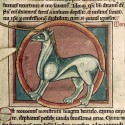 Единорог (monoceros) (Рукопись Британской библиотеки MS Harley 4751, fol. 15v)