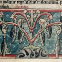 Берникли рождаются на дереве (Рукопись Британской библиотеки,  Harley 4751, fol. 36r)