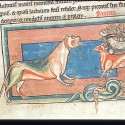 Пантера (Рукопись Британской библиотеки MS Harley 4751, fol. 4r)
