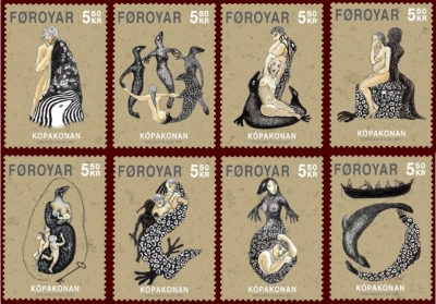 Копакона на марках Фарерских островов