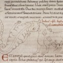 Гидрус убивает крокодила. Рукопись Бодлеянской библиотеки (MS Laud. misc.247, fol.152v.)
