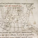 Аспидохелон. Рукопись Бодлеянской библиотеки (MS Laud. misc.247, fol.157r.)