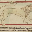 Пард. Нортумберлендский бестиарий. Музей Гетти, Лос-Анджелес (MS. 100, fol.25v.)