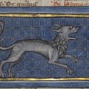 Гиена. Рукопись музея Гетти в Лос-Анджелесе (MS. Ludwig XV 3, fol.84r.)