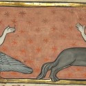 Сирена и онокентавр. Рукопись музея Гетти в Лос-Анджелесе (MS. Ludwig XV 4, fol.81v.)