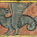 Дракон. Рукопись музея Гетти в Лос-Анджелесе (MS. Ludwig XV 4, fol.94r.)