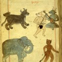 Демоны. Рукопись Национальной библиотеки медицины, Бетесда, США (MS P 2, fol. 151r.)