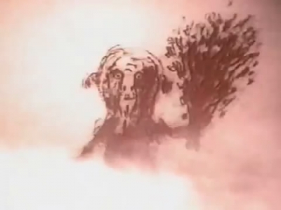 Банник. Кадр из мультфильма "Нюркина баня" (1995)