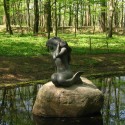 Статуя русалки в Несвиже