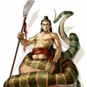 Shinomen-naga. Иллюстрация Мэтта Кавотта (Matt Cavotta)