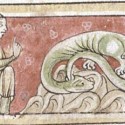 Аспид. Рукопись Британской библиотеки (MS Sloane 3544, fol. 37r.)