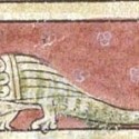 Амфисбена. Рукопись Британской библиотеки (MS Sloane 3544, fol. 38r.)