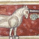 Единорог (monoceros). Рукопись Британской библиотеки (MS Sloane 3544, fol. 9v.)