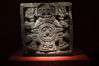 Тлальтекутли. Каменное изваяние из пирамиды Уицилопочтли (Темпло Майор), Мехико