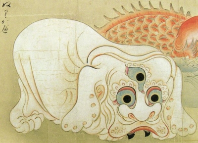 Нурикабэ. Иллюстрация Кано Торин (狩野洞琳由信), 1802 год