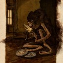 Зубная фея. Иллюстрация Кейта Томпсона для фильма и книги Гильермо ДельТоро "Don't be Afraid of the Dark"
