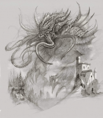 Ктулху. Рисунок Бобби Ребхольца