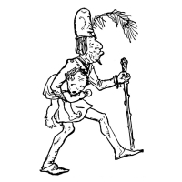 Подменыш. Иллюстрация Роберта Эннинга Белла к сказке братьев Гримм (1912)
