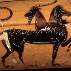 Химера. Чернофигурный кувшин, около 560-550 гг. до н.э.