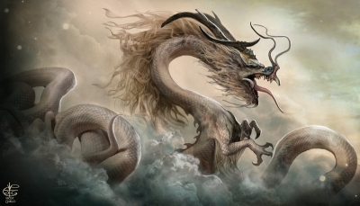 Китайский дракон. Иллюстрация Винсента Ковьелло