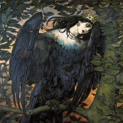Сирин. Фрагмент картины В.М.Васнецова, 1896