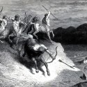 Кентавры на иллюстрации Г.Доре к "Божественной комедии" Данте Алигьери (Inferno, XII, 73,74)