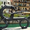 Декоративный дракон на набережной в Любляне