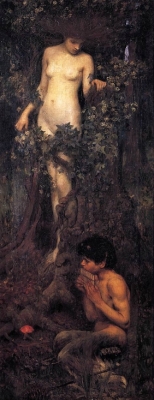 Гамадриада. Картина Джона Уильяма Уотерхауса (1917)