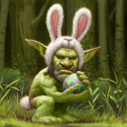 Пасхальный гоблин (Easter Goblin). Иллюстрация Бобби Чу (Bobby Chiu, Imaginism Studios)